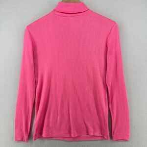 MONROSE Sweater S Turtleneck Jumper Pullover Outdoor Acrylic Pink Vintage